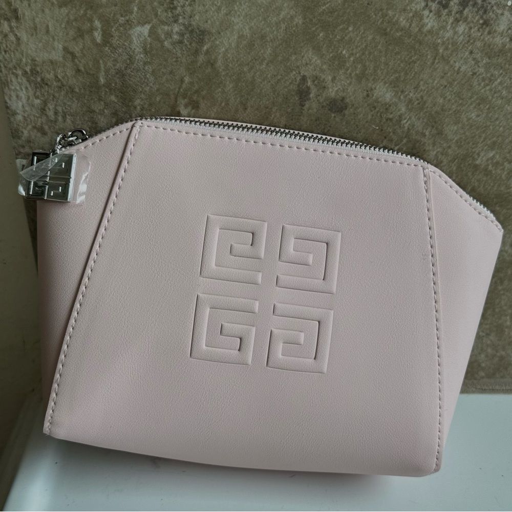 Pink Givenchy Parfums Pouch| Pink Makeup Pouch| Cosmetic Pouch